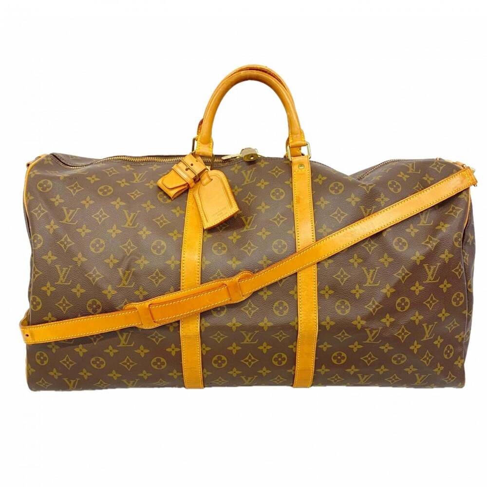 LOUIS VUITTON Authentic Brown Monogram Boston Bag - Picture 1 of 14
